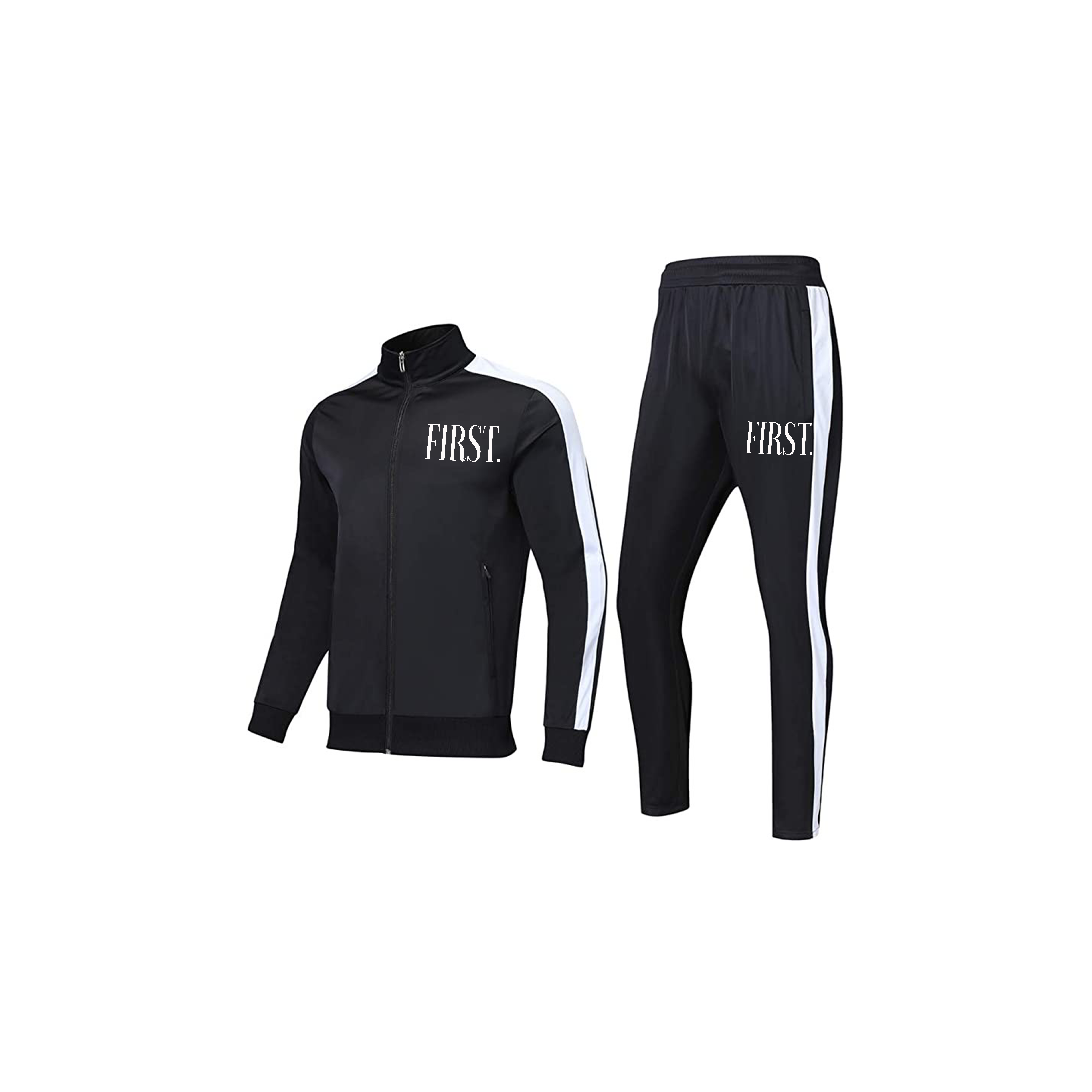 Mob1st “FIRST” Tracksuit – Black – Mob1stClothingCo